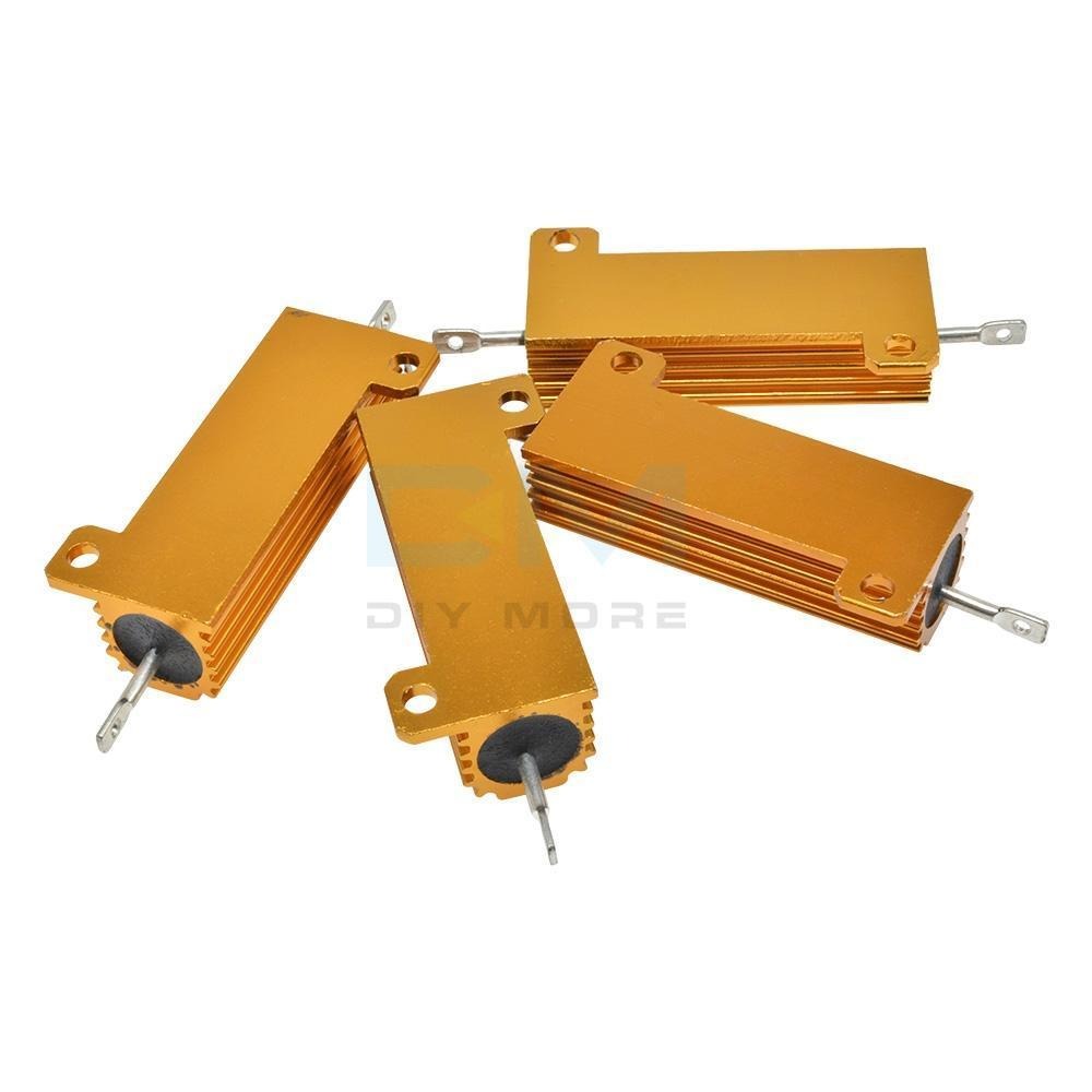 0.5R 1R 2R 4R 6R 8R 10R 20R 50W Aluminum Shell Housed Case Power Wirewound Resistor 1K 5% +5%