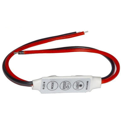 Mini 12V Led Strip Light Dimmer Controller With On Off Switch For 3528 5050 Rfid Module