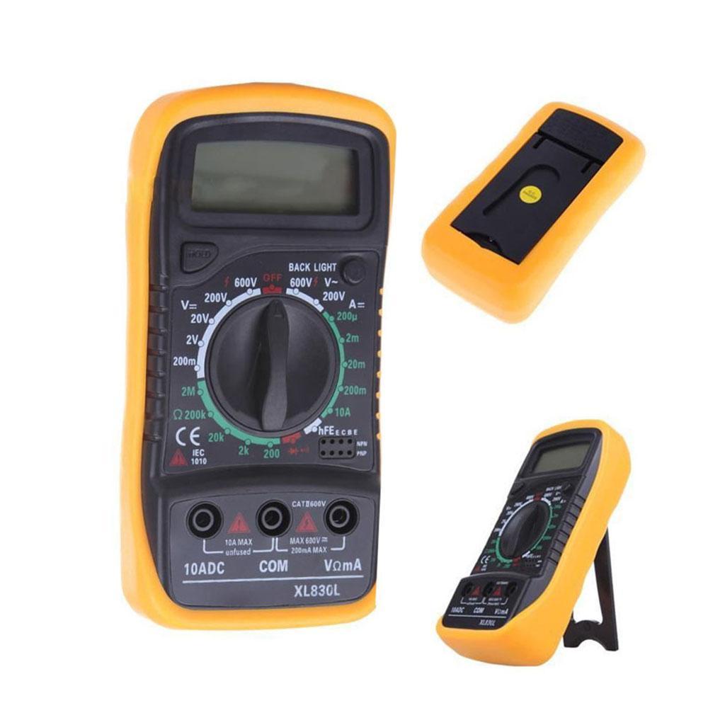 Xl830L Digital Multimeter Portable Multi Meter Ac/dc Voltage Amp Current Resistance Tester Meter