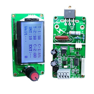 100A / 40A LCD Display Digital Double Pulse Encoder Spot Welder Welding Machine Transformer Controller