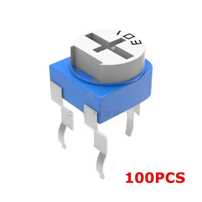 100Pcs 100R 200R 500R 1K 2K 2.2K 3K 5K 10K 20K 50K 100K 500K 1M Ohm Variable Resistor Rm 065 Rm065