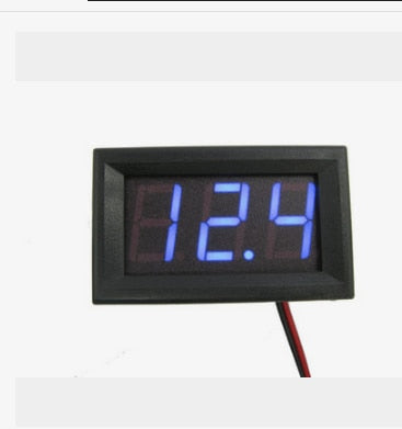 10PCS/LOT 0.56 inch 4.5 30V DC Car Motor BLUE LED Digital Voltmeter Gauge Volt Voltage Panel Meter