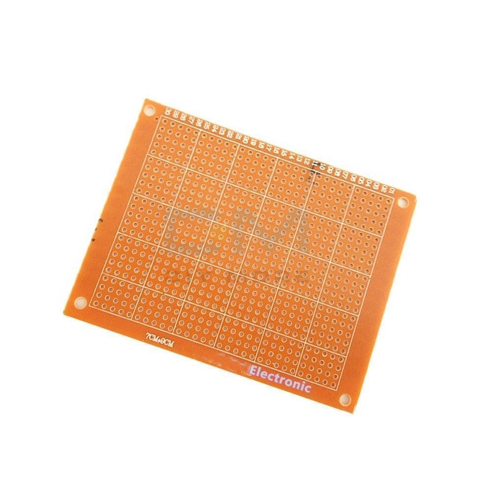 10Pcs 7x9 7*9cm Single Side Prototype PCB Breadboard Universal Board Experimental Bakelite Copper Plate Circuirt Board DIY 70x90