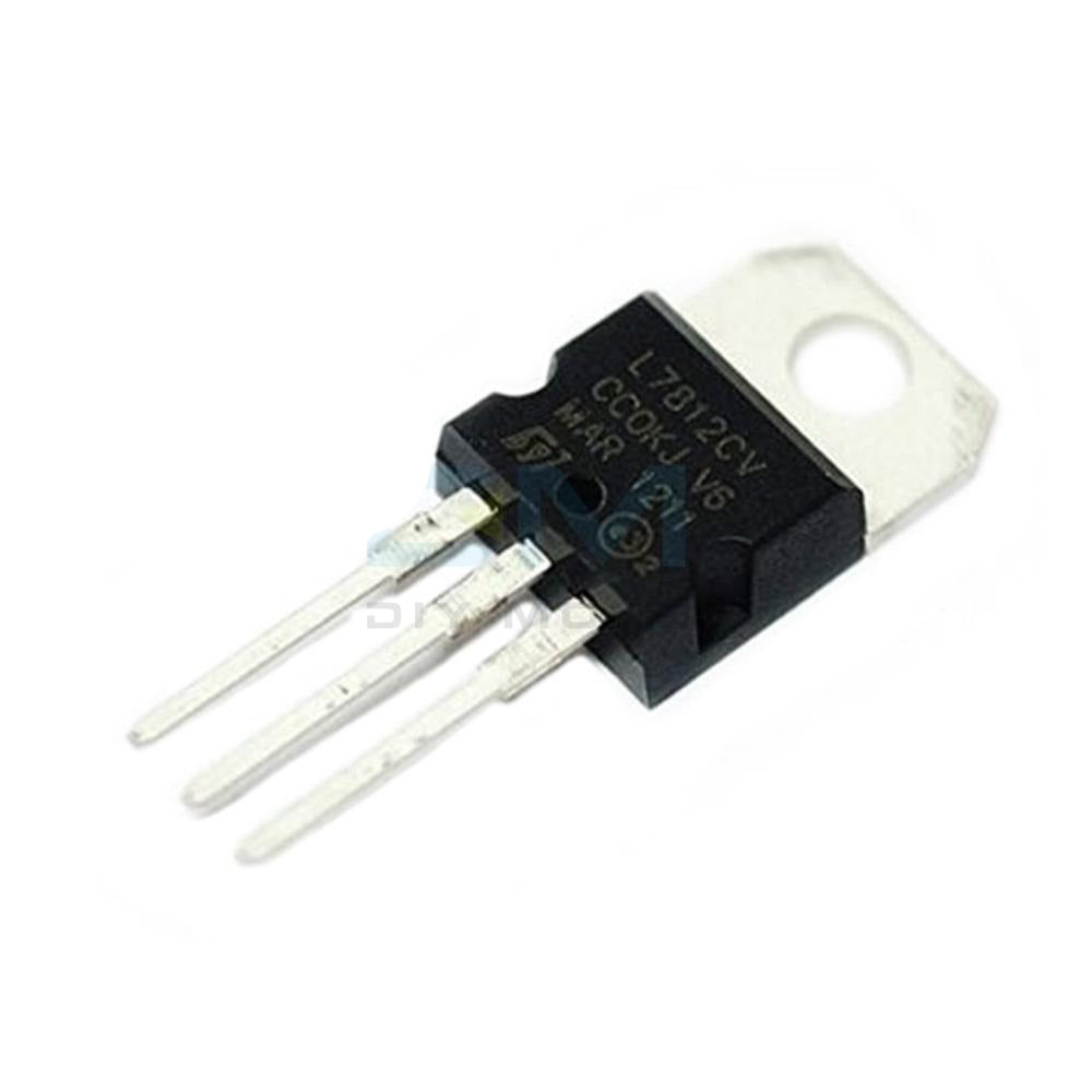 10Pcs F059  7812 L7812CV L7812 TO 220 12V voltage regulator