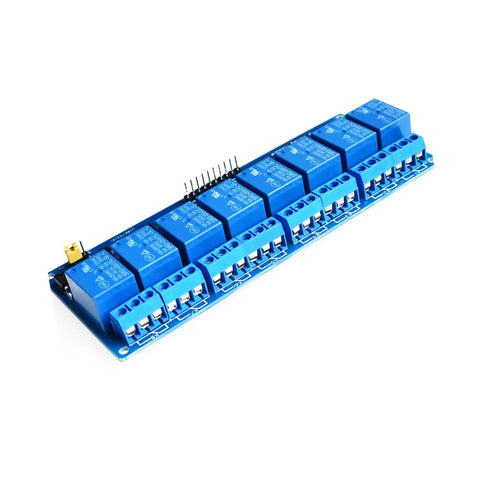 10pcs/lot 8 Channel Relay Control Panel PLC relay 5V