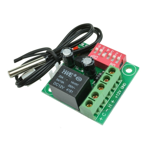 DC 12V W1701 Thermostat Digital Temperature Control Controller Switch 10K Thermistor Heating Cooling with Waterproof Sensor