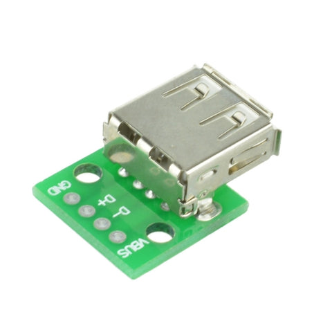 Usb Female Port Connector Breakout Board Power 2.54Mm Header For Arduino Tools