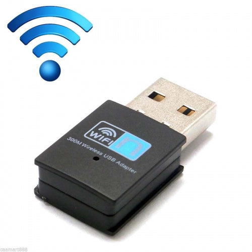 300Mbps Wifi Mini Usb Adapter Wireless Dongle Adaptor 802.11 B G N Lan Network