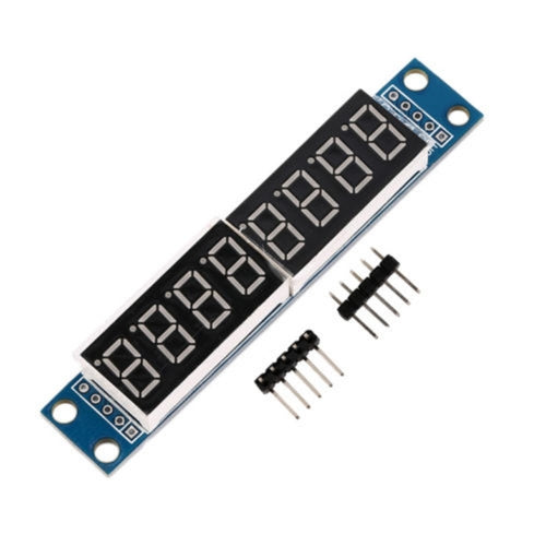 MAX7219 7 Segment LED Dot Matrix 8 Digit Digital Tube Display Control Module For Arduino 3.3V 5V Microcontroller Serial Driver