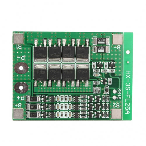 3S 11.1V 12.6V 25A W/Balance 18650 Li-ion Lithium Battery PCB Protection Board