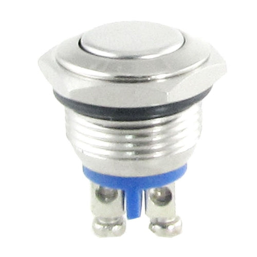 16mm Anti-Vandal Momentary Stainless Steel Metal Push Button Switch Raised