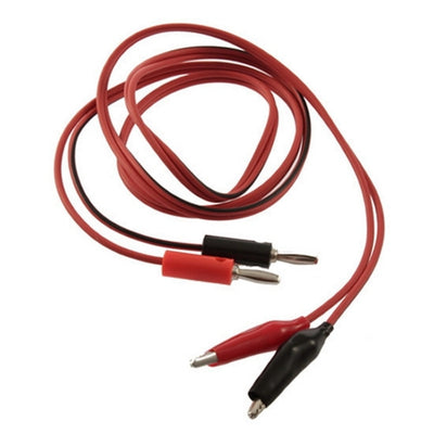 Alligator Test Lead Clip to Banana Plug Probe Cable 1M