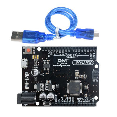 Leonardo R3 Development Board Pro Micro ATmega32U4 5V 16Mhz Module with USB Cable Compatible for Arduino