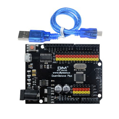 Duemilanove Plus Development Board ATmega328P CH340 5V 16Mhz with USB Cable Replace FT232 Compatible for Arduino