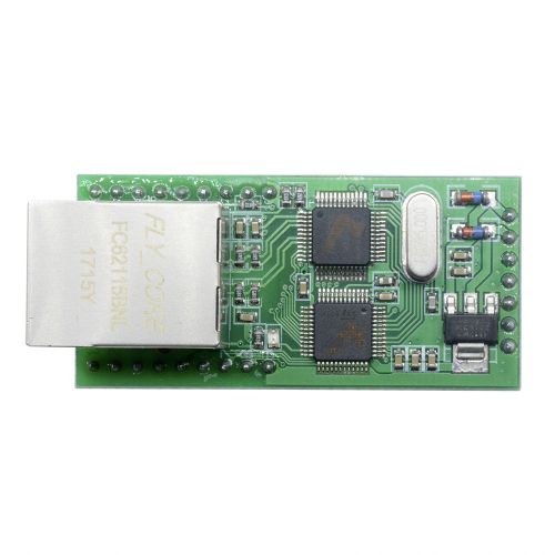 Top Ethernet to TTL RS232 Serial TTL to TCP / IP RJ45 Converter Transmission 18 IO Network Control Board Module 100M LAN