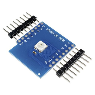 WS2812B RGB Shield for WeMos D1 mini ESP8266 Module Board