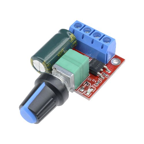 DC 5V 6V 9V 12V 24V 5A PWM DC Motor Speed Controller Regulator Switch LED Dimmer