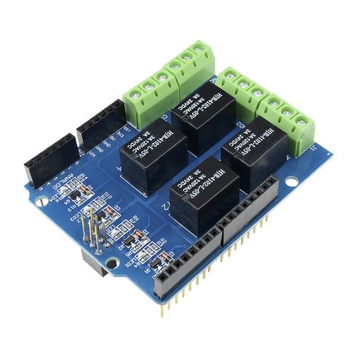 Four Channel Relay Shield 5V 4 Channel Relay Shield Module for Arduino