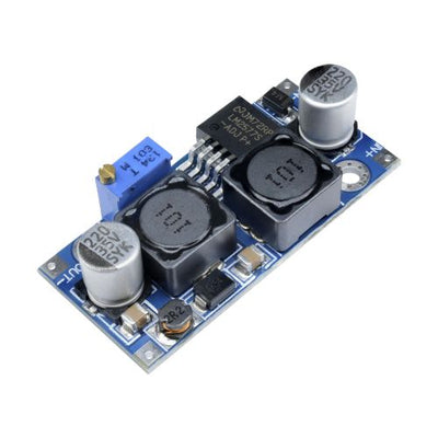 LM2577 DC-DC 3V-35V 2A Auto Boost Buck Solar Low Voltage Ripple Board 50KHz Filter Capacitance