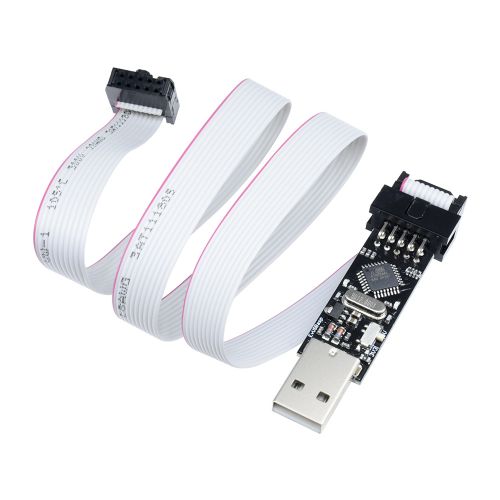 USBASP USBISP AVR Programmer USB ATMEGA8 with 10Pin Cable