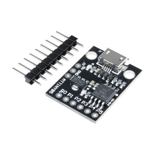 ATTINY85 MCU Micro USB Development Board Compatible Arduino SPI Kickstarter