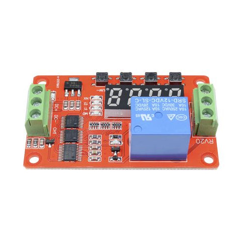 Self-lock Relay PLC Cycle Delay Time Switch Module