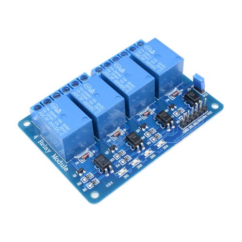 4 Channel DC 8V 36V LED Display Multi function Relay Module Board With optocoupler Self locking Timing Relay Module|Relays