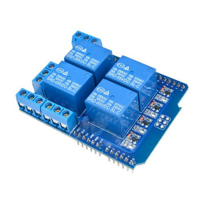 Dc 5V 4 Channel Relay Shield Terminal Expended Board For Arduino 4-Channel Delay