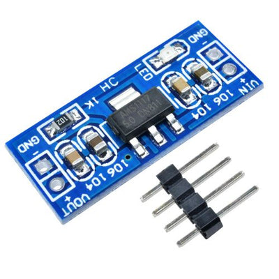 5Pcs Ams1117 6-12V Turn To 5V Dc-Dc Step Down Power Supply Module For Arduino Raspberry Pi Pcb Board