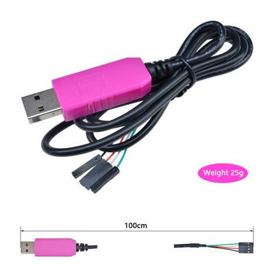 Original 1M Cp2102 Usb To Uart Ttl Cable Module 4 Pin 4P Serial Adapter Download For Win10 Arduino
