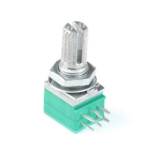 5Pcs/lot 6Mm B10K 10K Ohm 3 Pin 6 Single Linear Rotary Potentiometer 15Mm Knurled Shaft With Nuts