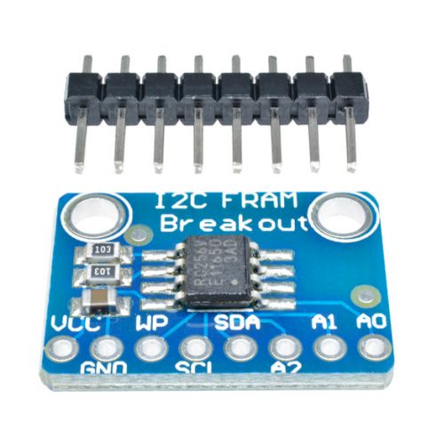 Non-Volatile Mb85Rc256V 32Kb Fram Breakout Board Memory Ic 12C Development Tool 2.7-5.5V For Iot