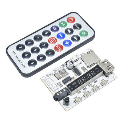 Bluetooth Sound Decoder Infrared Remote Control Board Car MP3 FM TF MicroSD Card