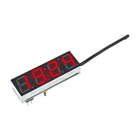 Red 3 In 1 Led Ds3231Sn Digital Clock Temperature Voltage Module Diy Electronic Red 4 Kit Function