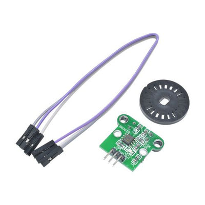 Hc-020K Speed Measuring Sensor Module Photoelectric Encoder 4.5-5.5V For Motor Output Shaft W/ 4Mm