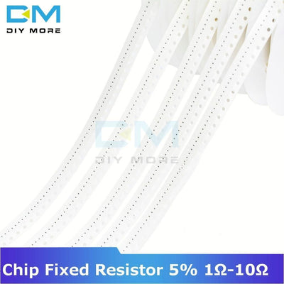 1700Pcs Chip Fixed Resistor Smd0201 Smd0402 Smd0603 Smd0805 Smd1206 1Ohm 10Mohm Assorted Kit Diy