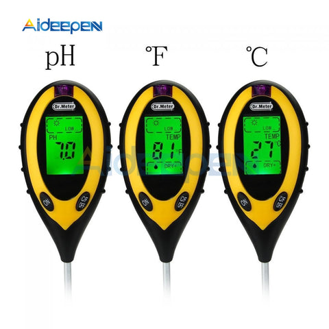 3/4/5 in 1 Soil PH Moisture Meter Tester