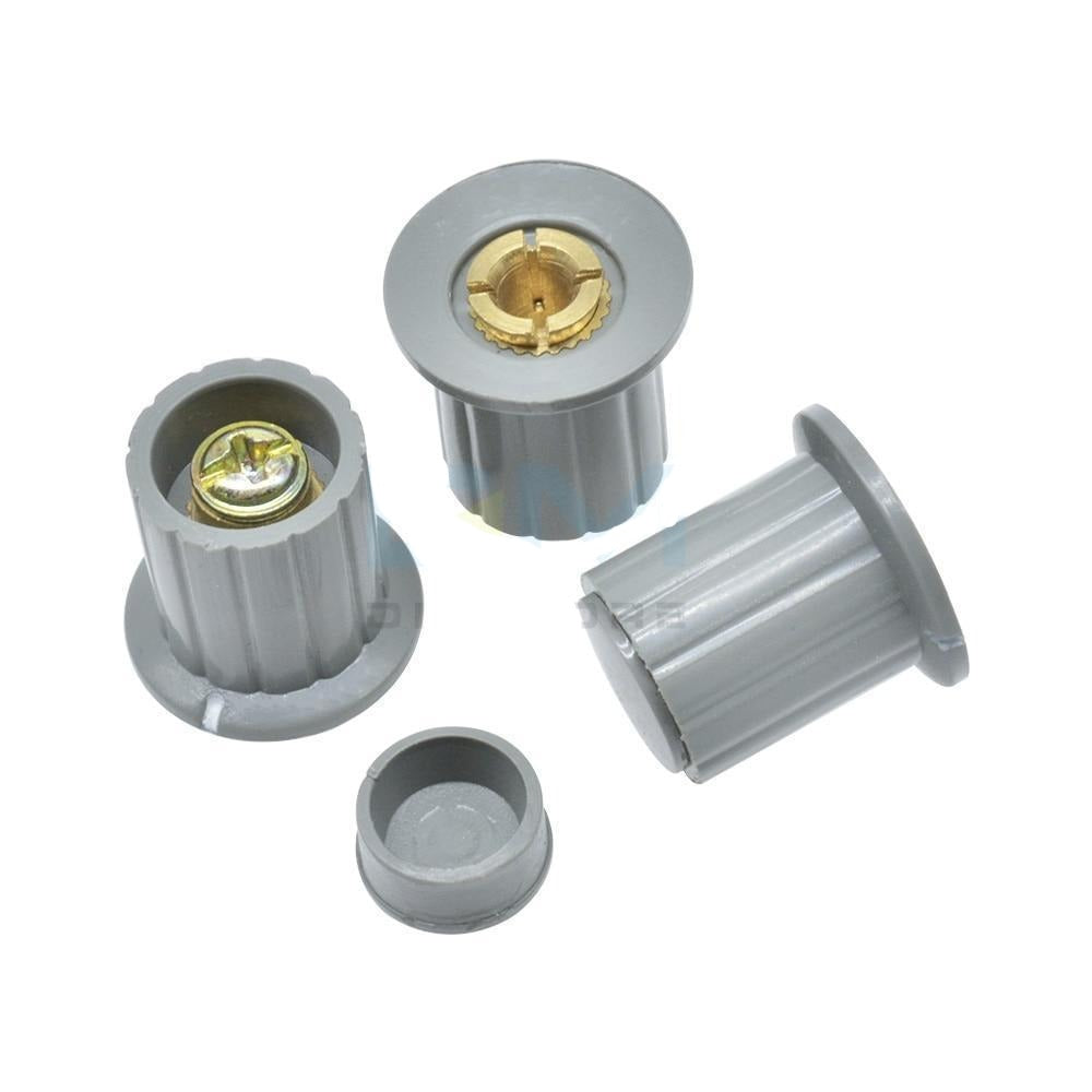 5PCS WXD3 13 WXD3 12 1W 2W Gray Potentiometer Rotary Knob Adjustable Wirewound Potentiometer Cap 3590S Insert 4mm Plastic Metal