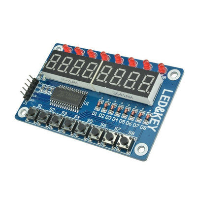 8-Bit Led Digital Tube 8 Keys Tm1638 Display Module For Avr Arduino Arm Module