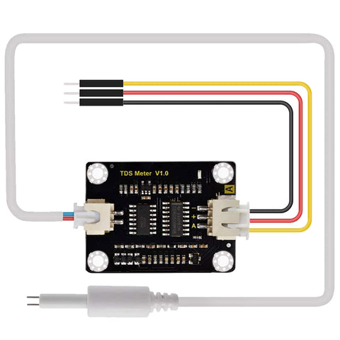 TDS sensor module for Arduino Quality Monitoring Metal Water Conductivity Simulation