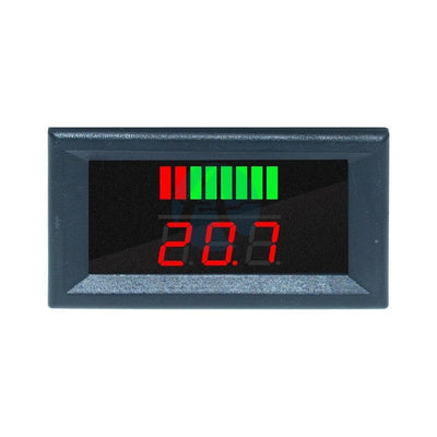 12V ACID Lead Battery Capacity Indicator Charge Level LED Tester Red Voltmeter