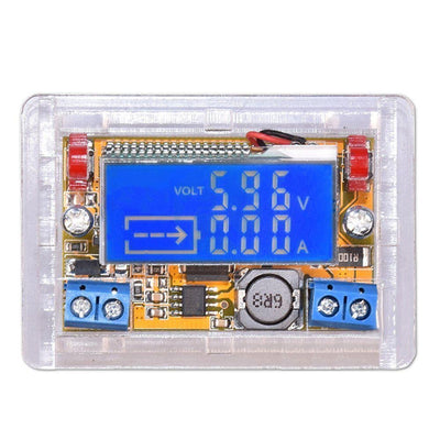 DC-DC Adjustable Step-down Power Supply Module Voltage Current LCD Display Shell