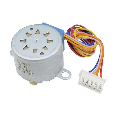 DC 12V/5V 28BYJ-48 Valve Gear Stepper Motor 4 Phase Step Motor Reduction for Arduino