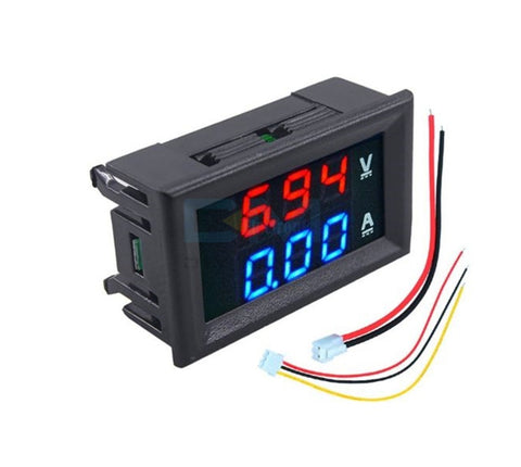 0.28 inch Mini Digital Voltmeter Ammeter DC 100V 10A Panel Amp Volt Current Meter Tester