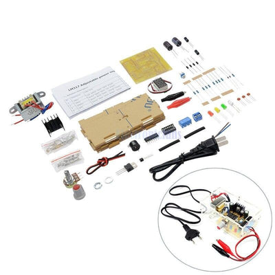 LM317 1.25V-12V Adjustable Regulated Voltage Power Supply DIY Kit US Plug