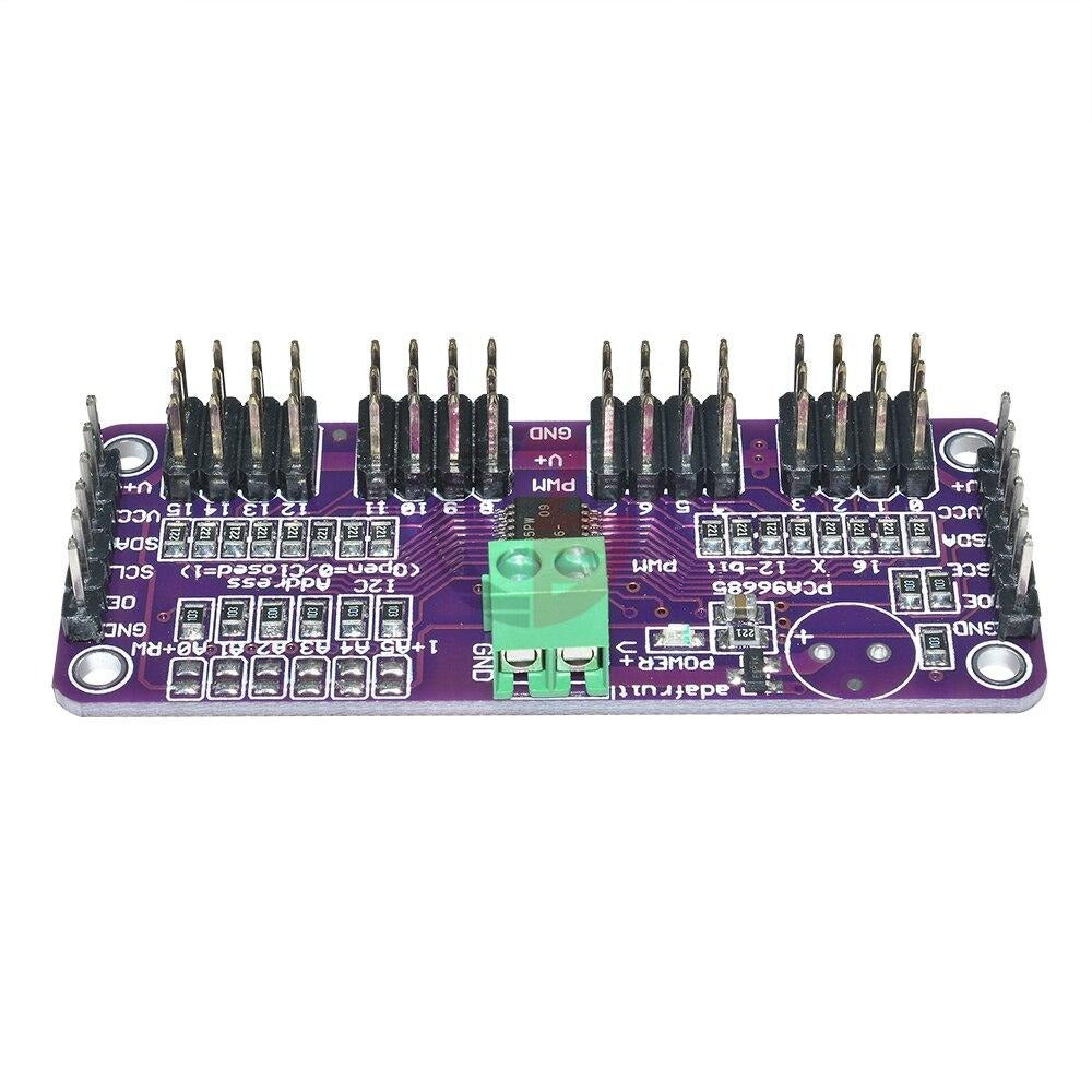 PCA9685 16-Channel 12 bit PWM Servo Driver I2C Interface-10pcs