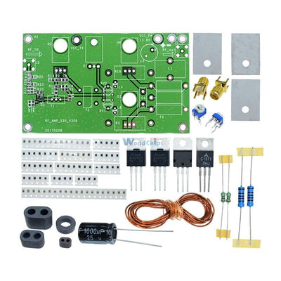 DC 13.8V 10A 45W SSB AM Linear Power Amplifier CW FM HF Radio Transceiver Shortwave Module Board DIY Kit