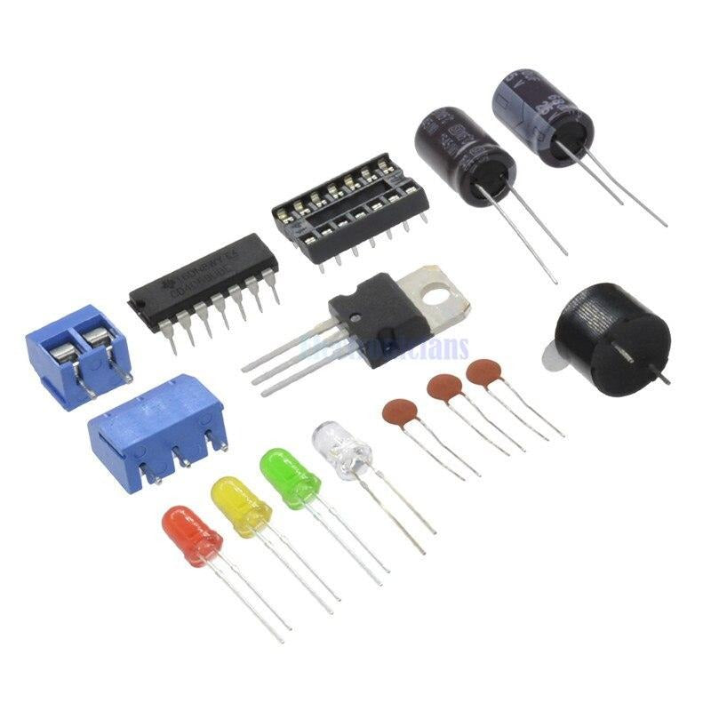 LM317 1.25V-12V Adjustable Regulated Voltage Power Supply DIY Kit US Plug