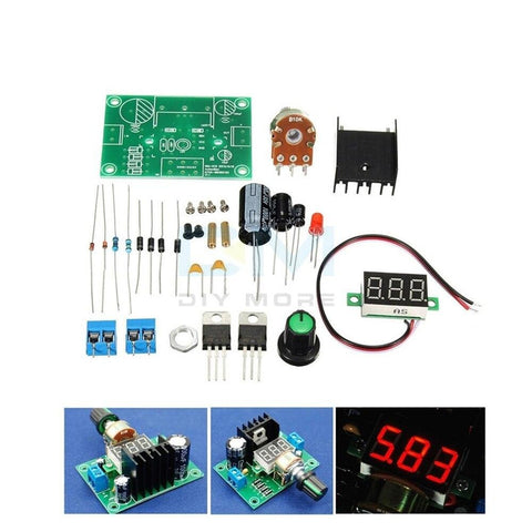 LM317 Digital Display Adjustable Regulated Power Supply Module DIY Kits