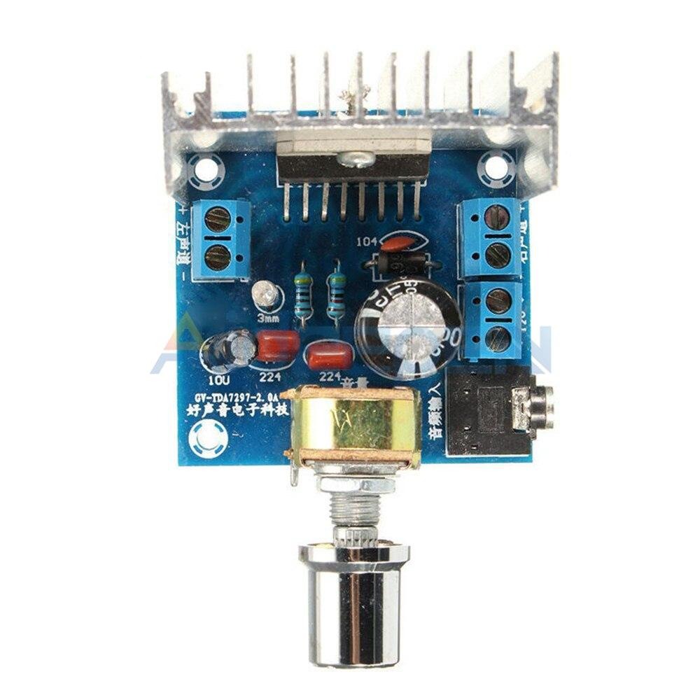 TDA7297 Dual Double Two Channel Version B 2X15W Amplificatore Stereo Digital Audio Amplifier Module Board Ampli Electro 9V 15V